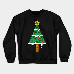 Christmas Tree Popsicle Crewneck Sweatshirt